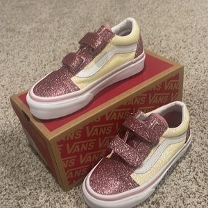 NWT Girls glitter vans